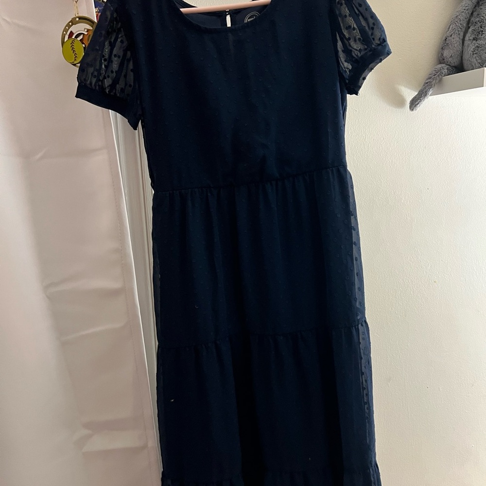 Wonder Nation Navy Blue Kids Dress